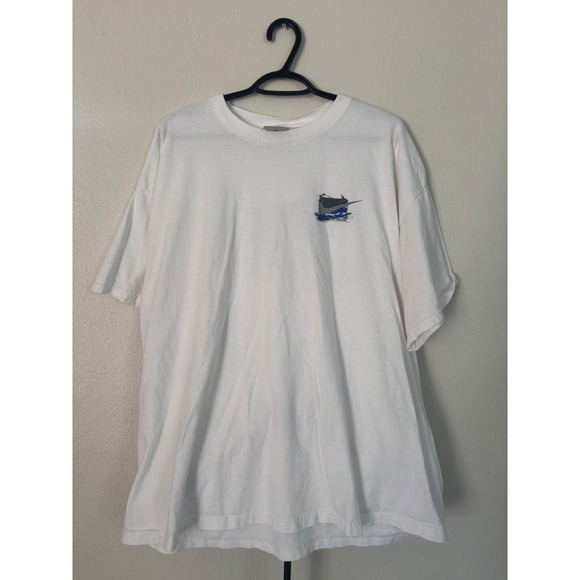 Nike Other - Nike Mens Graphic T-Shirt White Abstract Swoosh Logo XL‎ Short Sleeve Tee